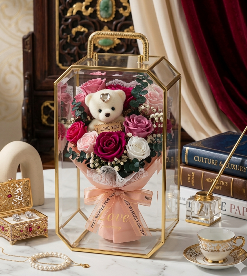 Love Teddy Bouquet